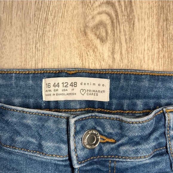Denim Co. Primark Cares Blue Jeans Stretc Skinny Leg Women's Size 12 - Picture 5 of 8